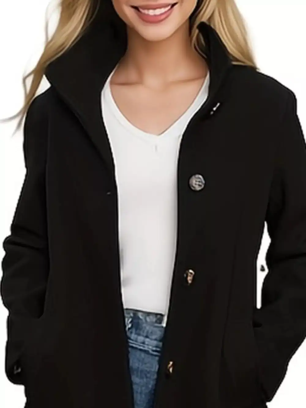 Button-down Long Sleeve Outerwear