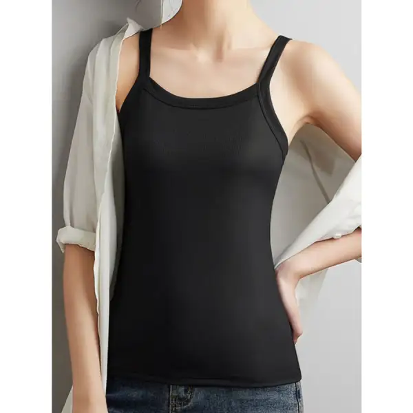 Plus Size Scoop Neck Tank Top