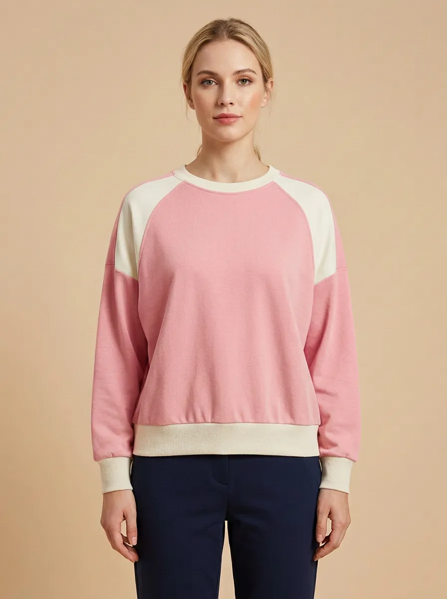 Women's Colorblock Raglan Sweatshirt