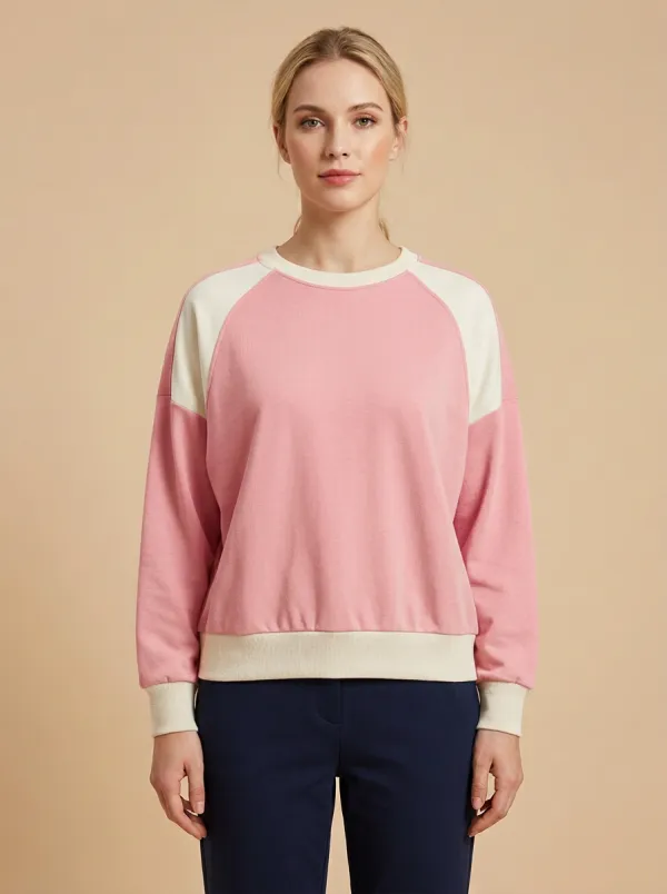 Women's Colorblock Raglan Sweatshirt