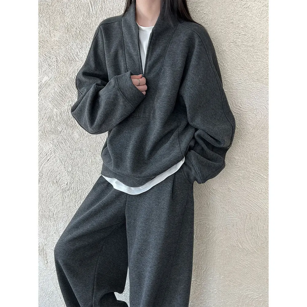 Fleece Hoodie Sweatpants Set