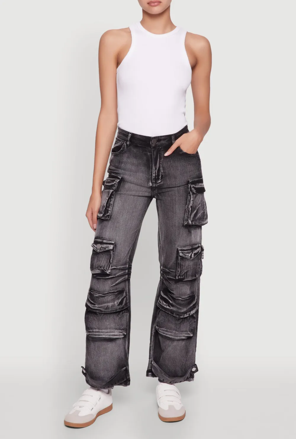 Solid Color Jeans