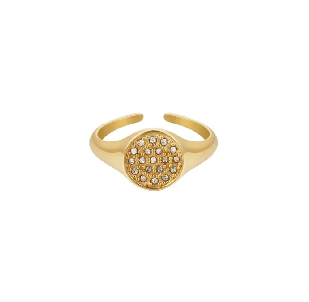 Round Pavé Ring