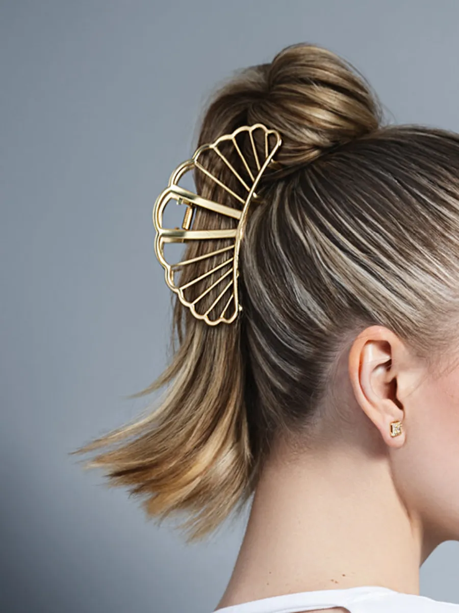 Fan-Shaped Hair Claw
