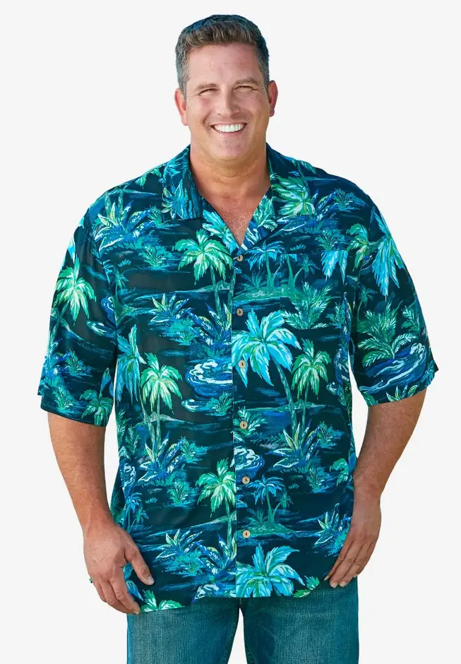 Printed Camp Shirt