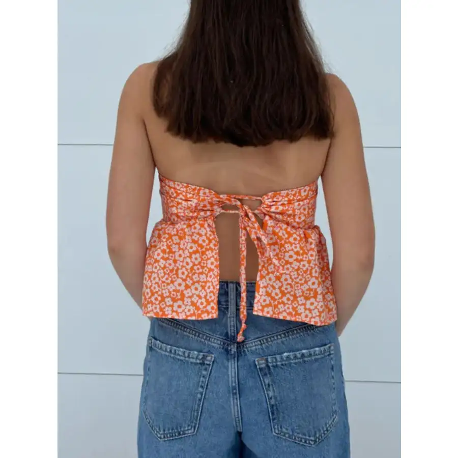 Tie Back Tube Top