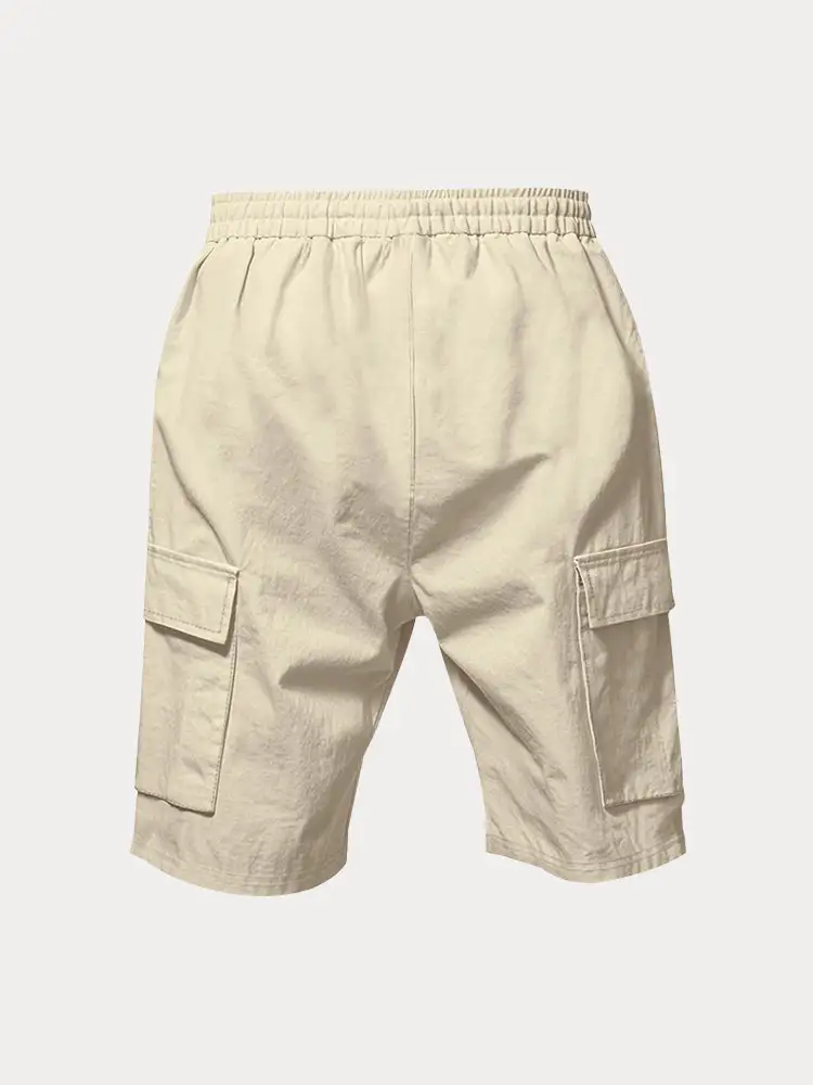 Breathable Cotton Cargo Shorts