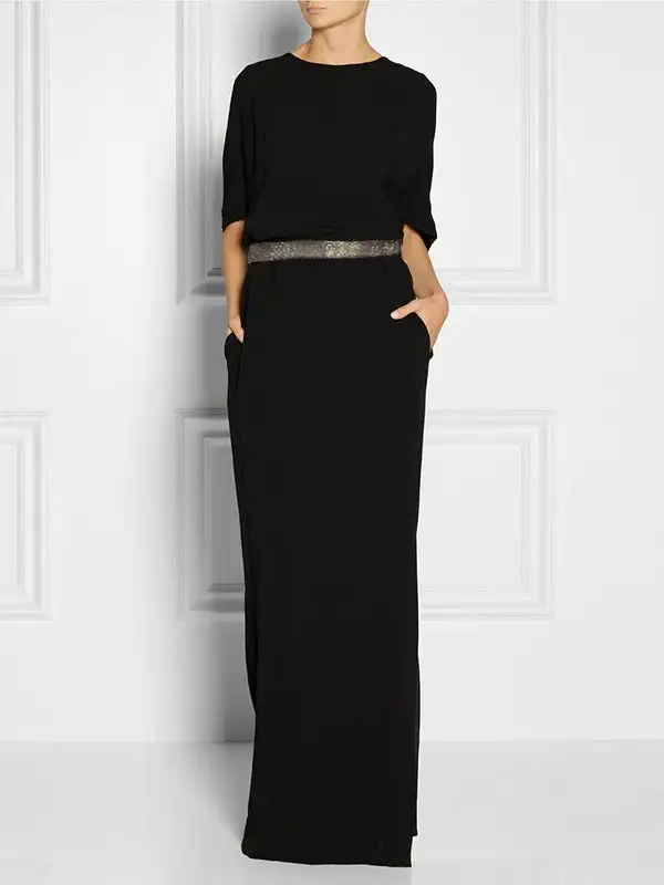 Rhine Neck Maxi Dress
