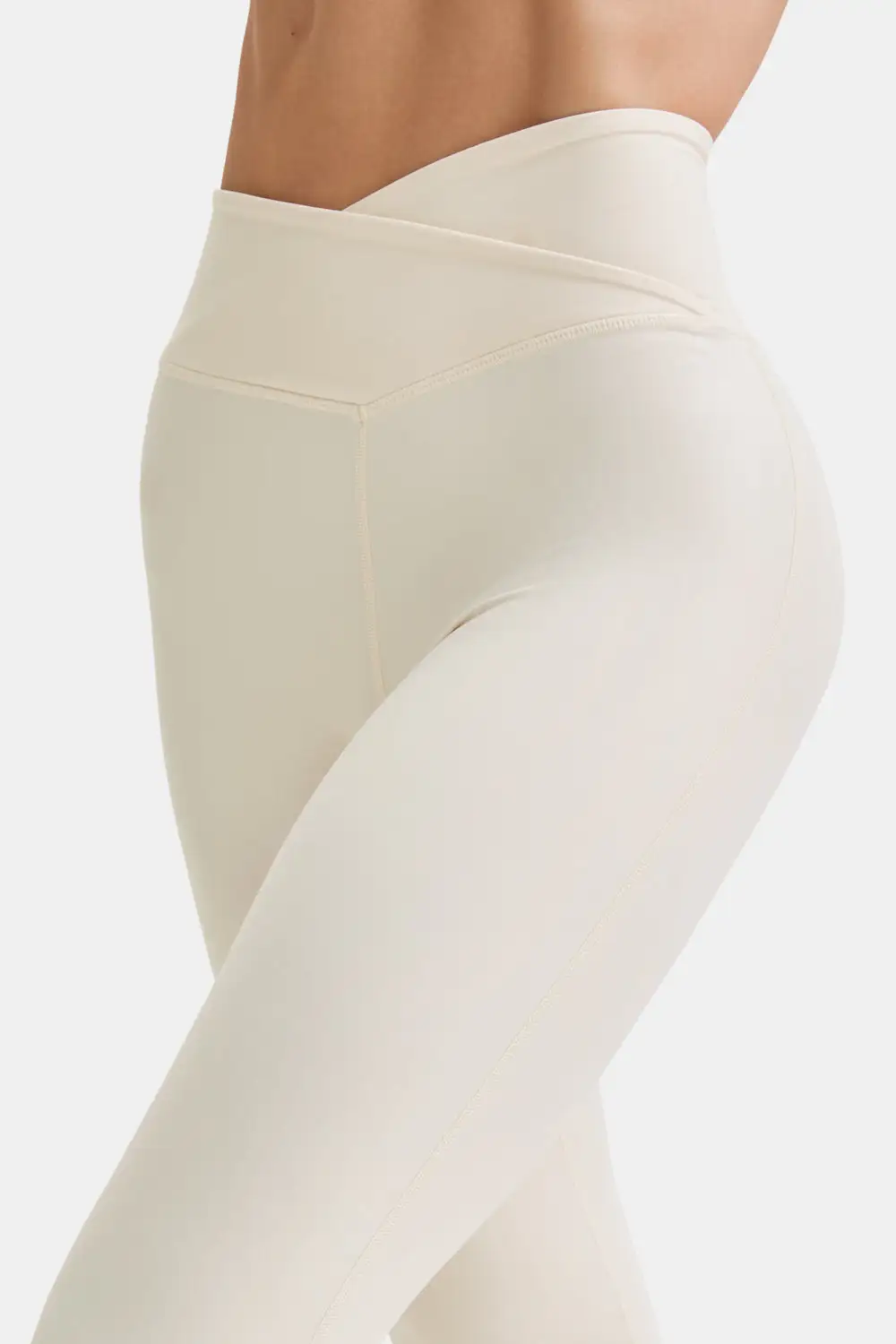 Training Wrap Waist Flared Yoga Leggings