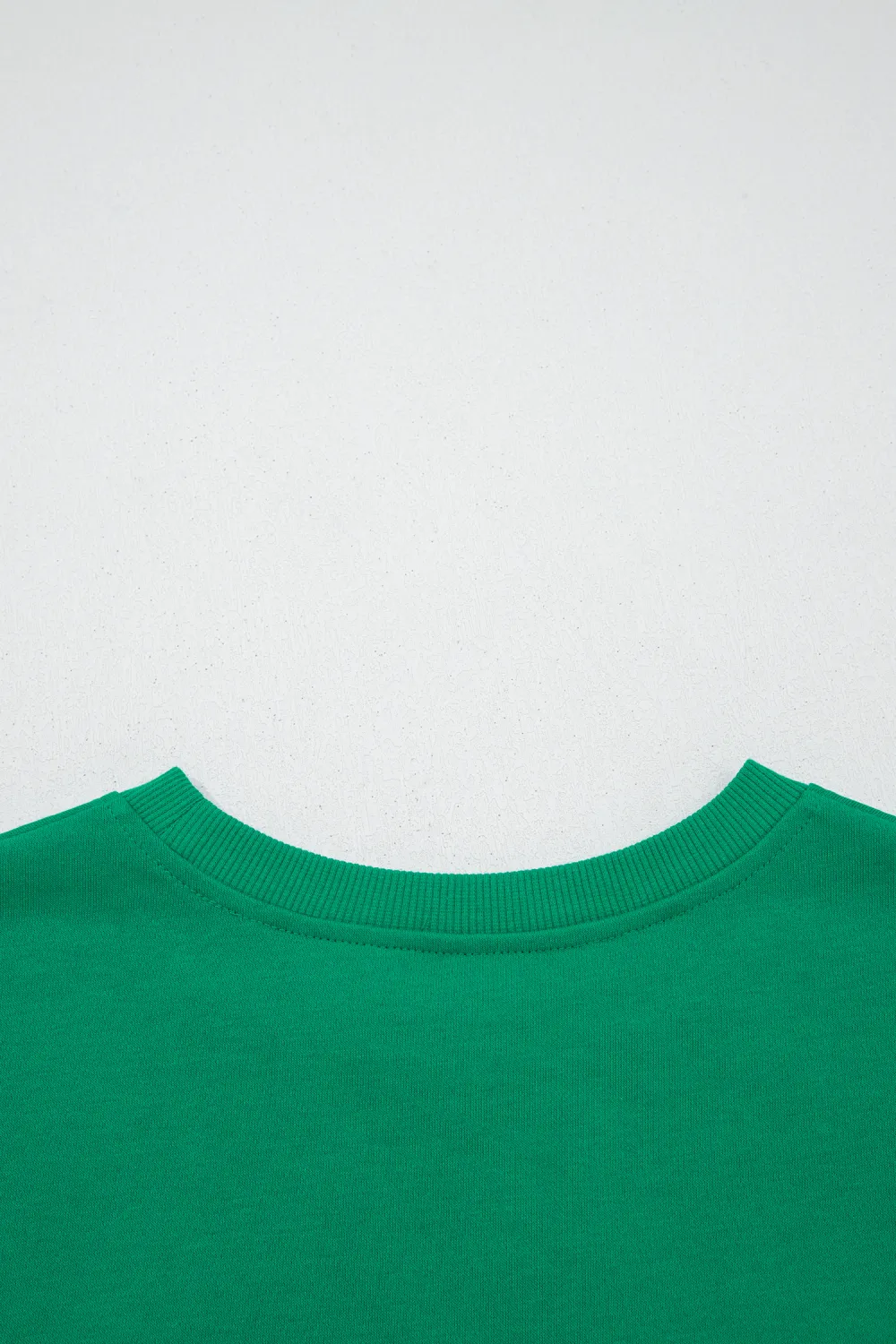 Green Stripe Mixed Print Crew Tee