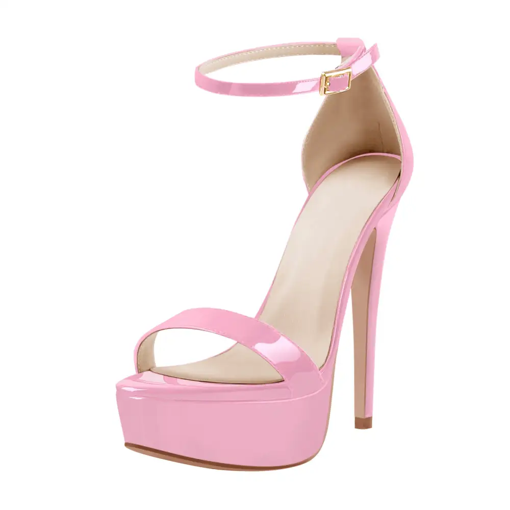 Ankle Strap Platform Stiletto Single Band Sandals