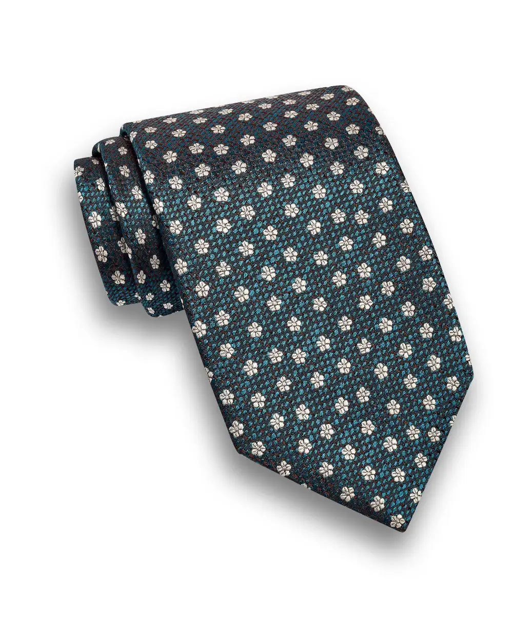 Classic Neat Jacquard Silk Tie