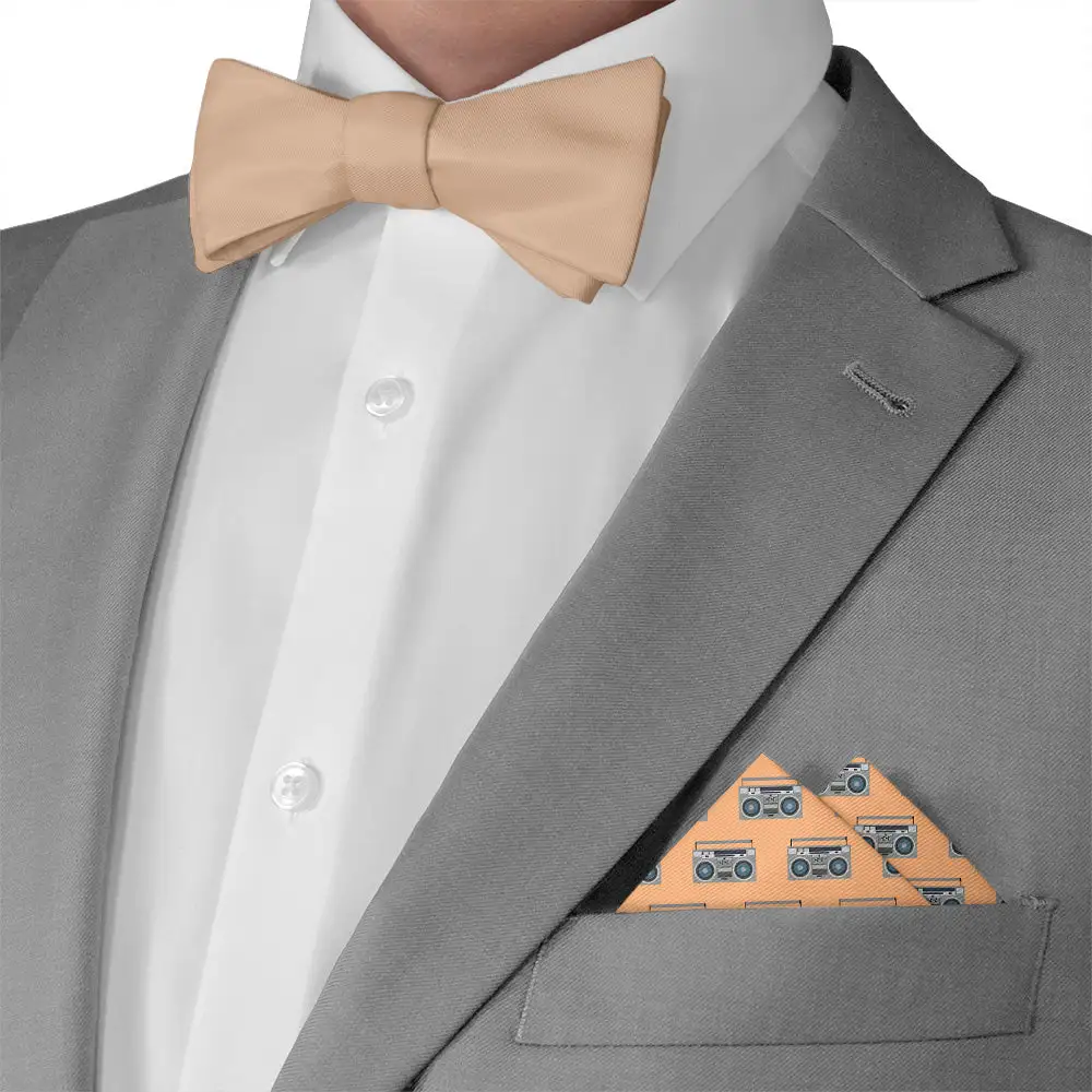 Understated Refined Novelty Retro Pocket Square