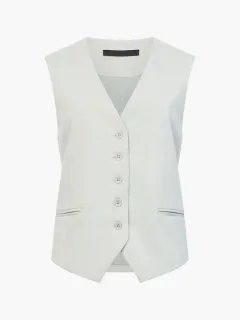Exquisitely Cut V-Neck Fashionable Business Vest
