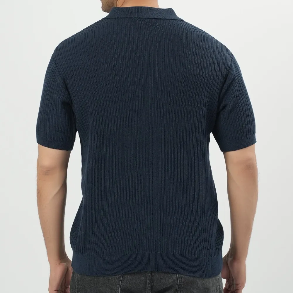 Men's Refined Regular Fit Polo Collar T-Shirt