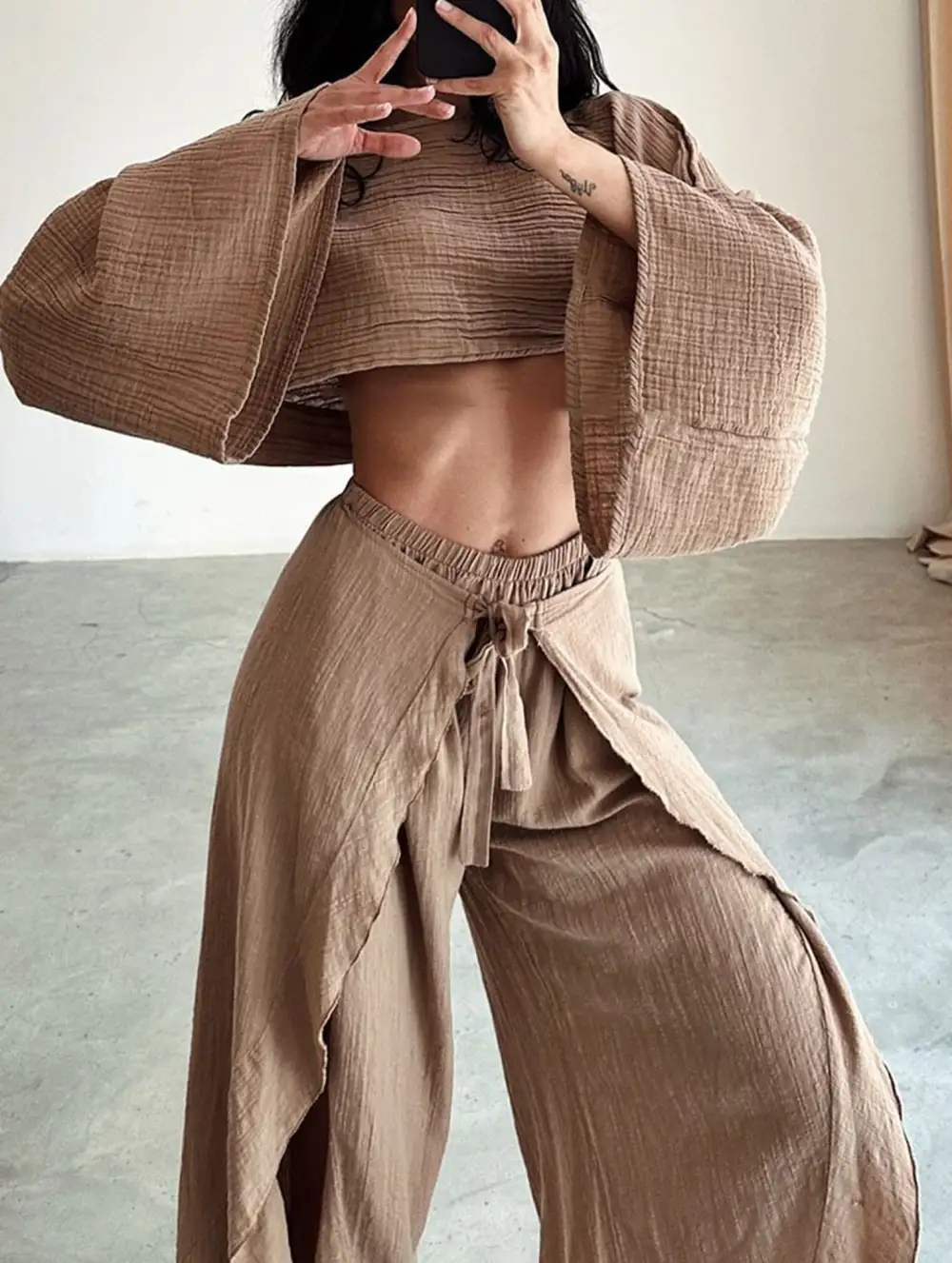 Top Pants Two Piece Set