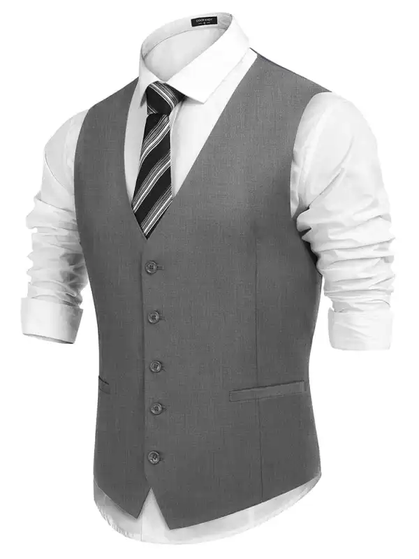 Casual Slim Fit Suit Vest Jacket