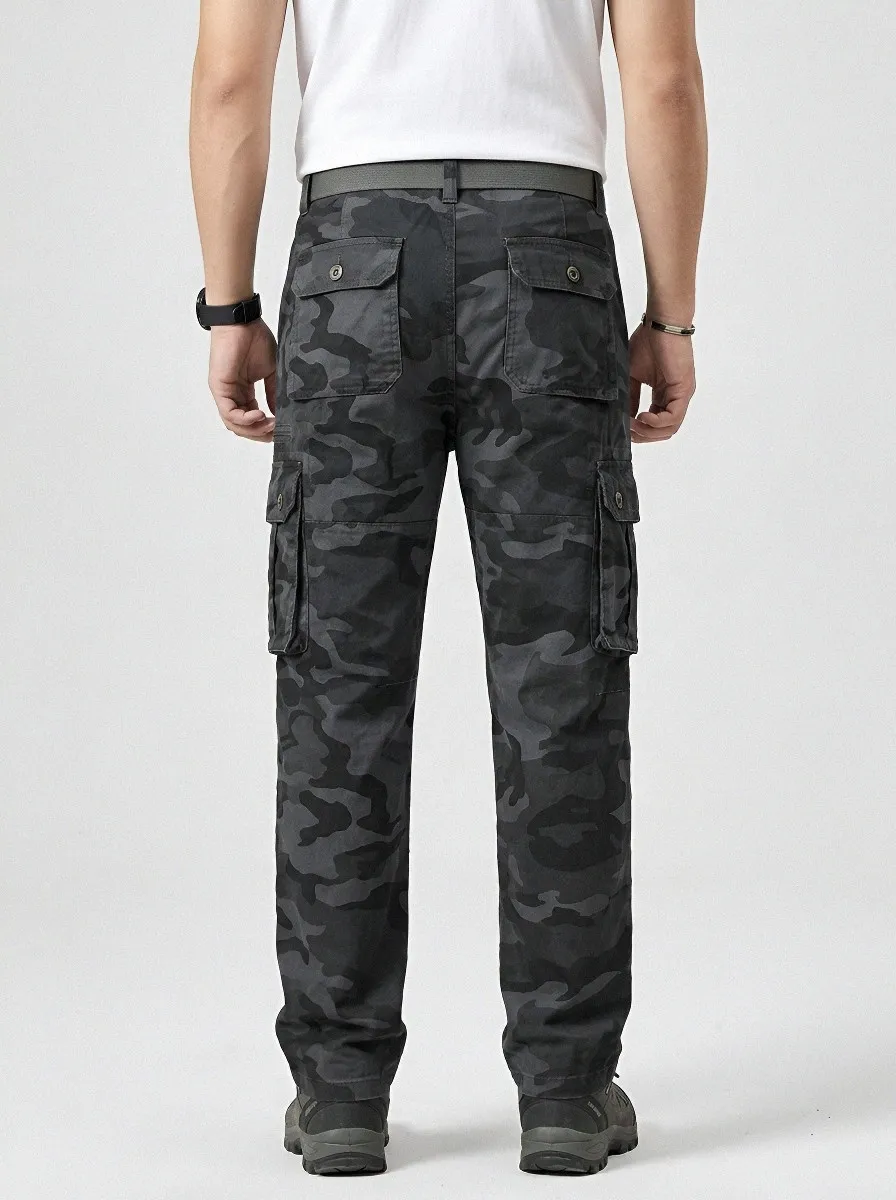 Hardwearing-Look Camouflage Camouflage Cargo Pants