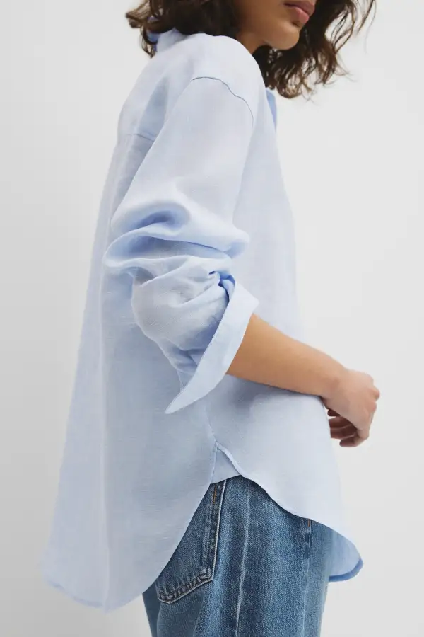 Women's Linen Oversized Shirt