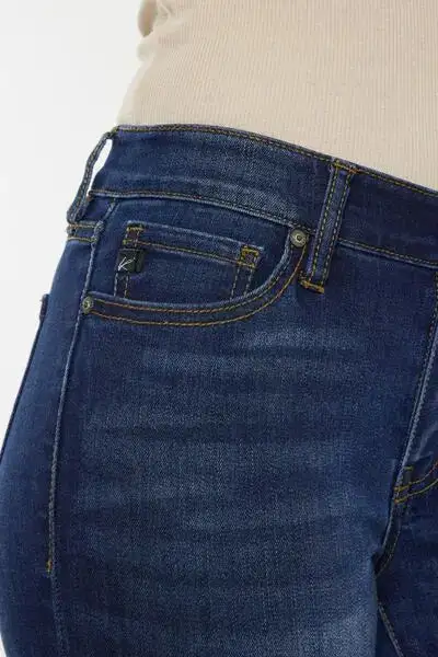 Mid Rise Gradient Skinny Denim Jeans