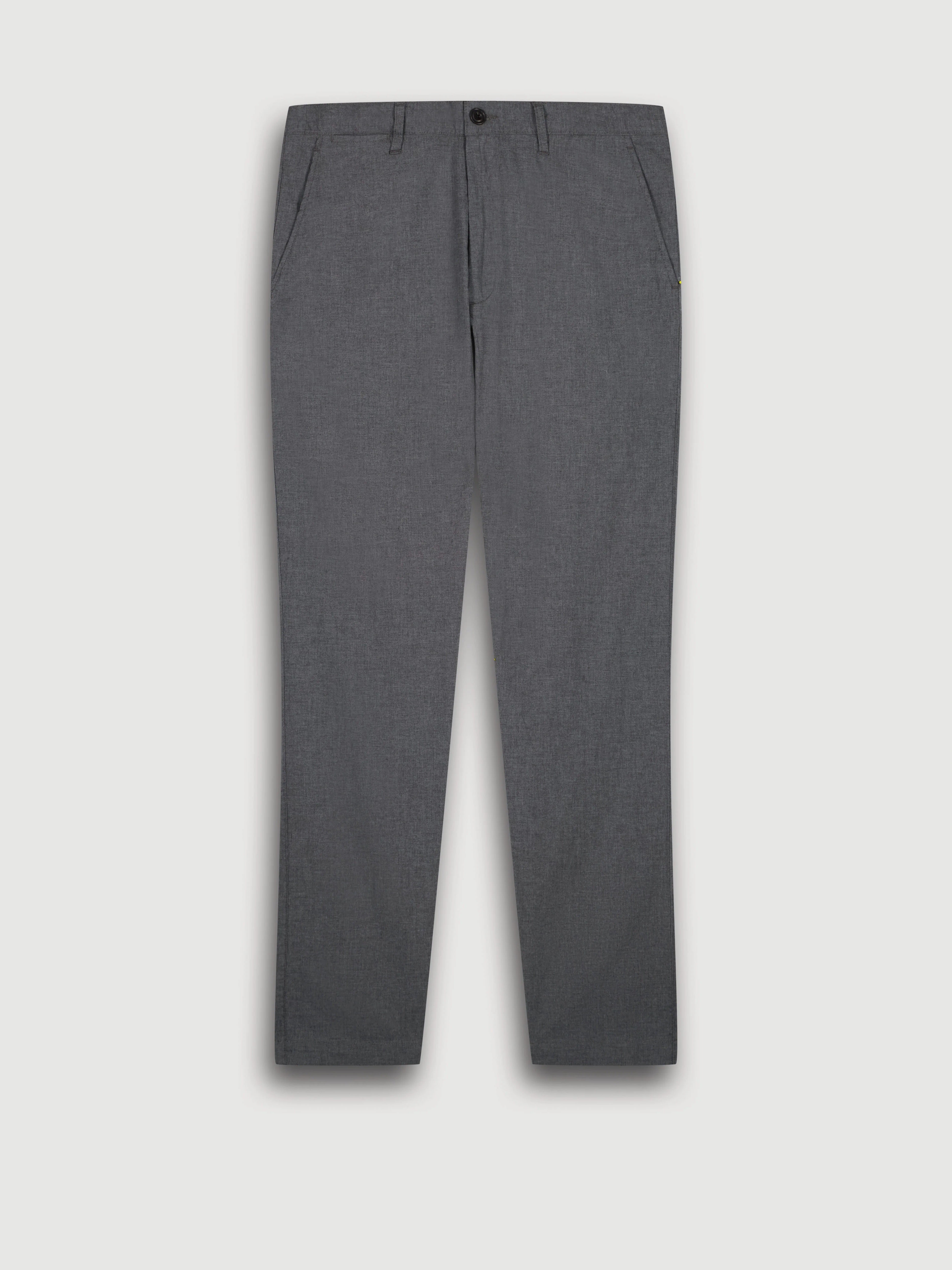Casual Style Heather Grey Cotton Pants