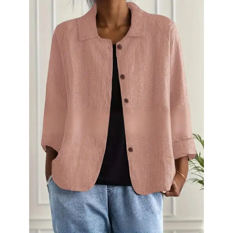 Light Linen Relaxed Blouse