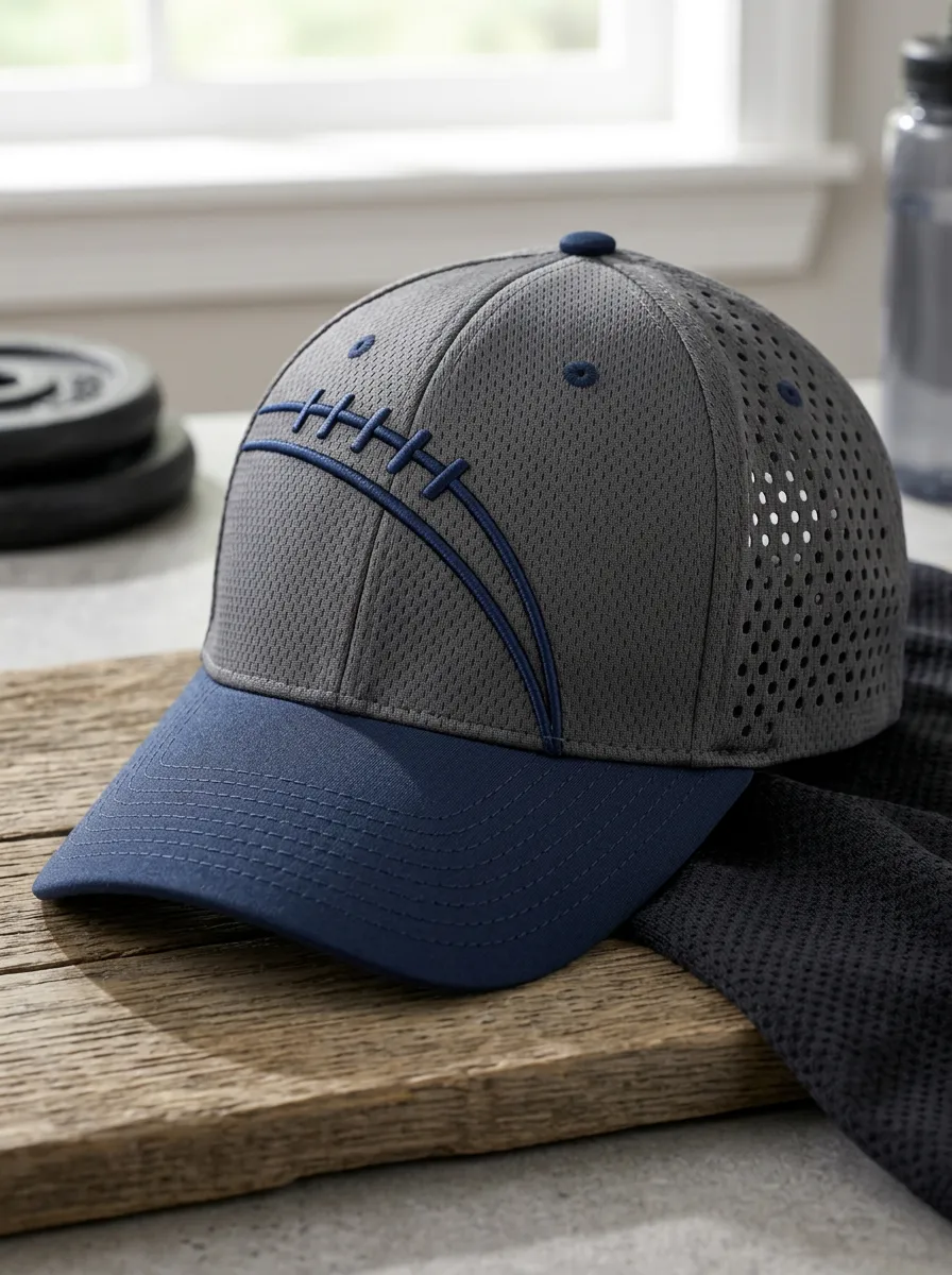 Men's Sideline Football Fan American Football Laces Printed Cap
