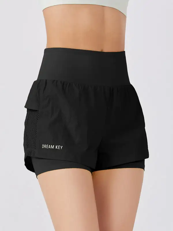Relaxed Quick-Drying Breathable Active Shorts