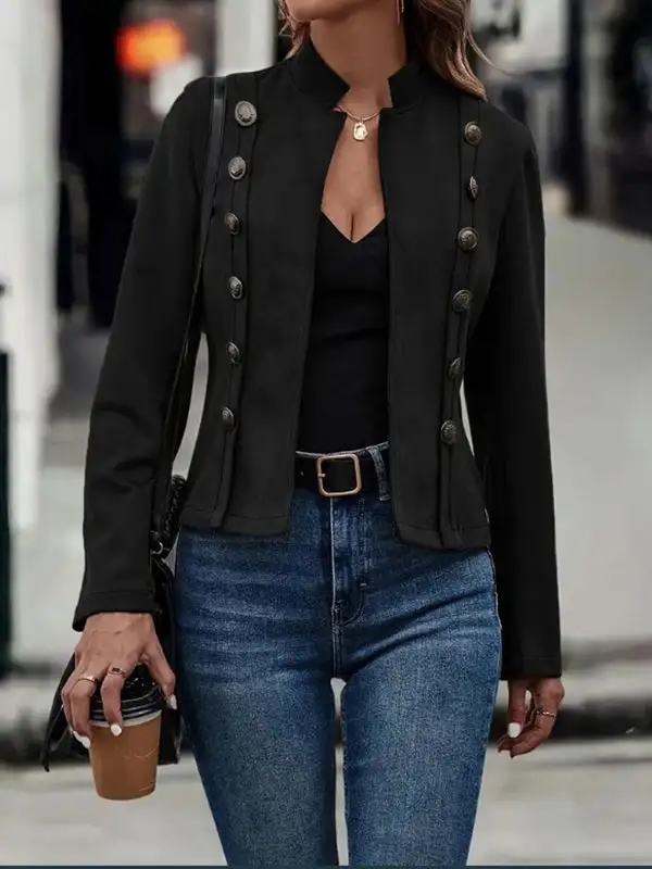 Button Front Jacket Bovenkleding