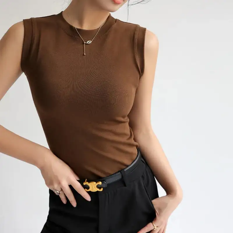 Cropped Sleeveless Tank Top