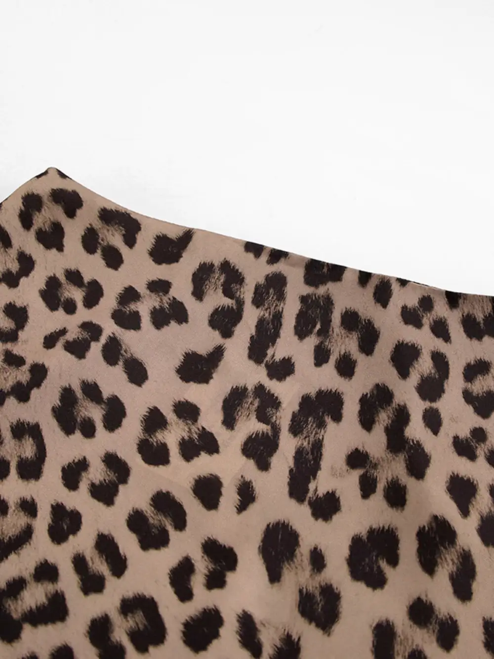 Comfort Printed Leopard Skirt