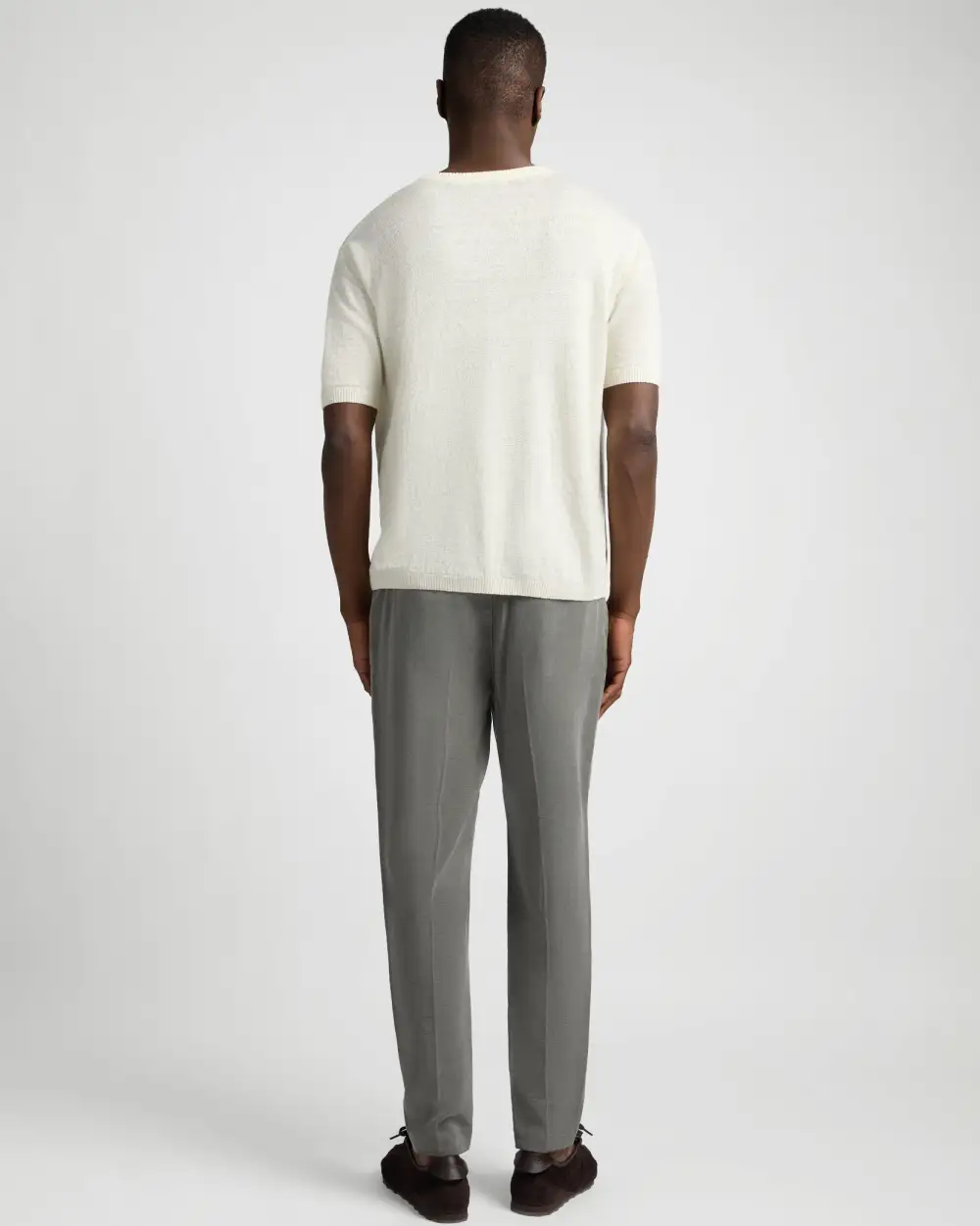 Lyocell Pleated Tailored Trousers