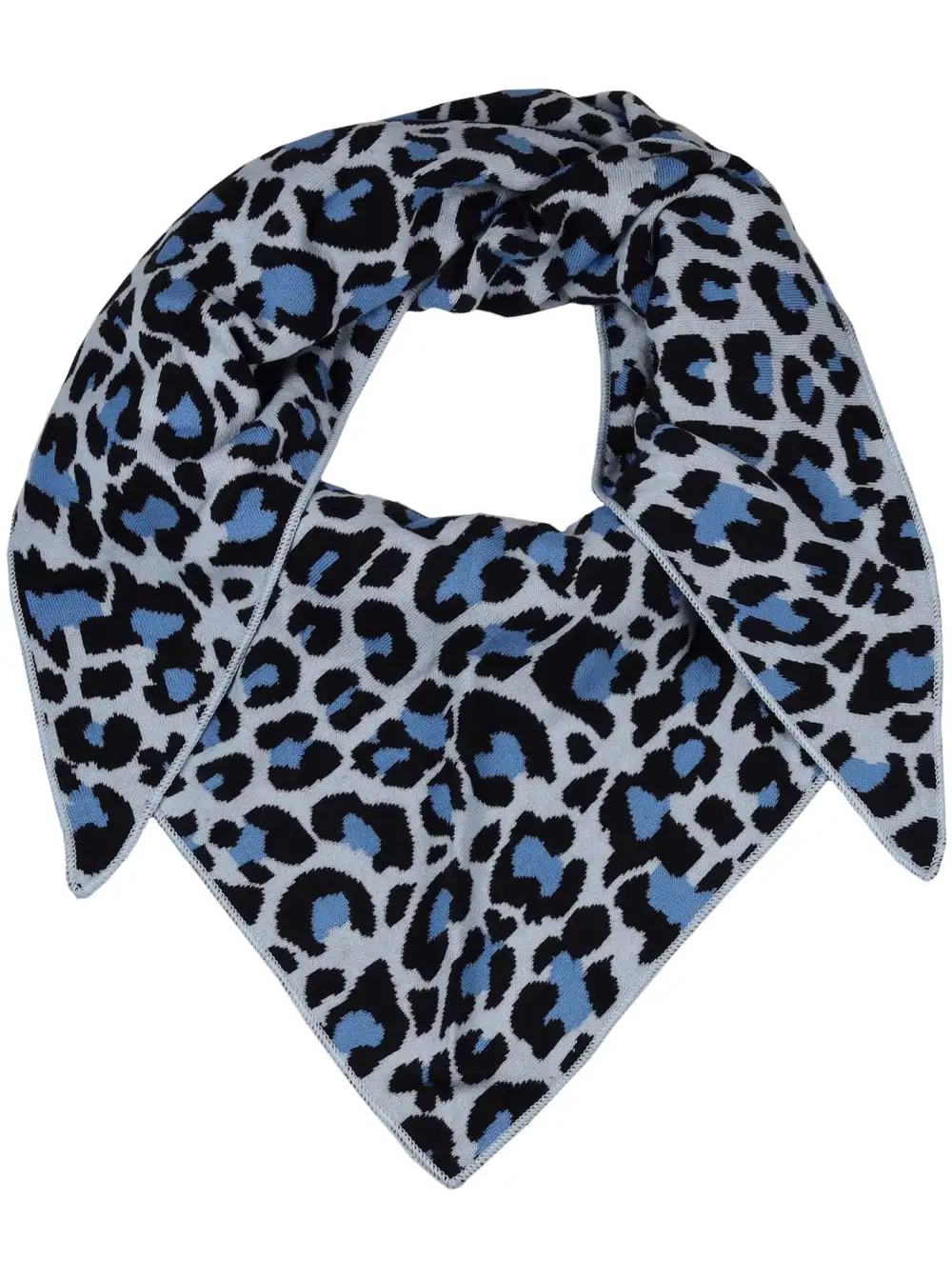 Woven Cotton Wool Leopard Pattern Fashion Scarf