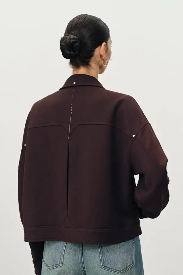 Hand Finished Wool Utility Jacket