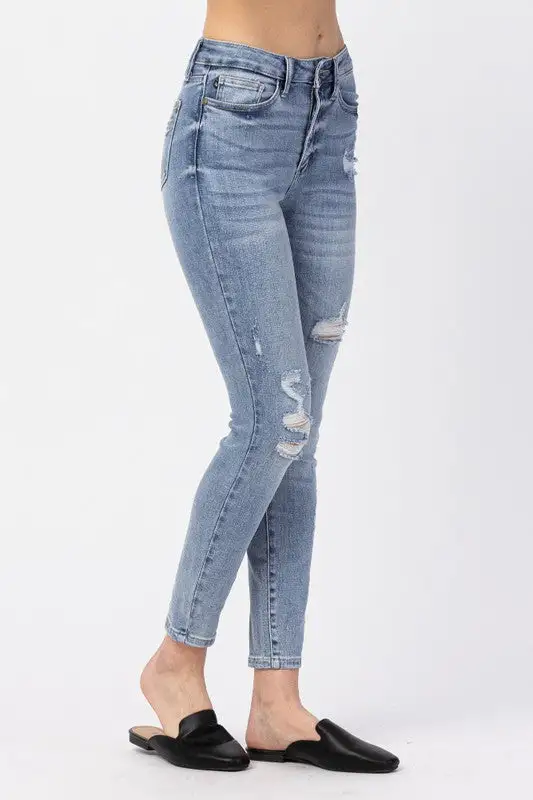 Distressed Skinny Jeans