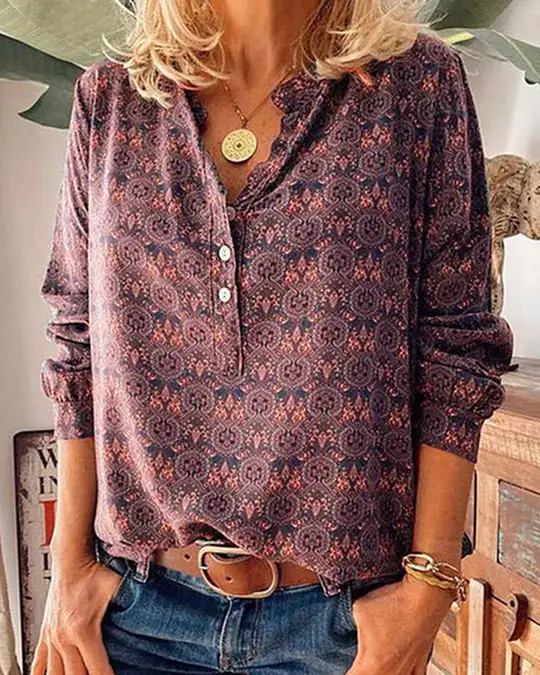 Long Sleeve Timeless Blouse