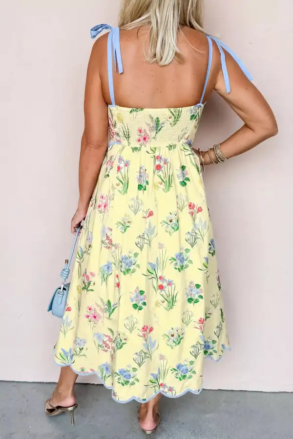 Floral Print Midi Dress