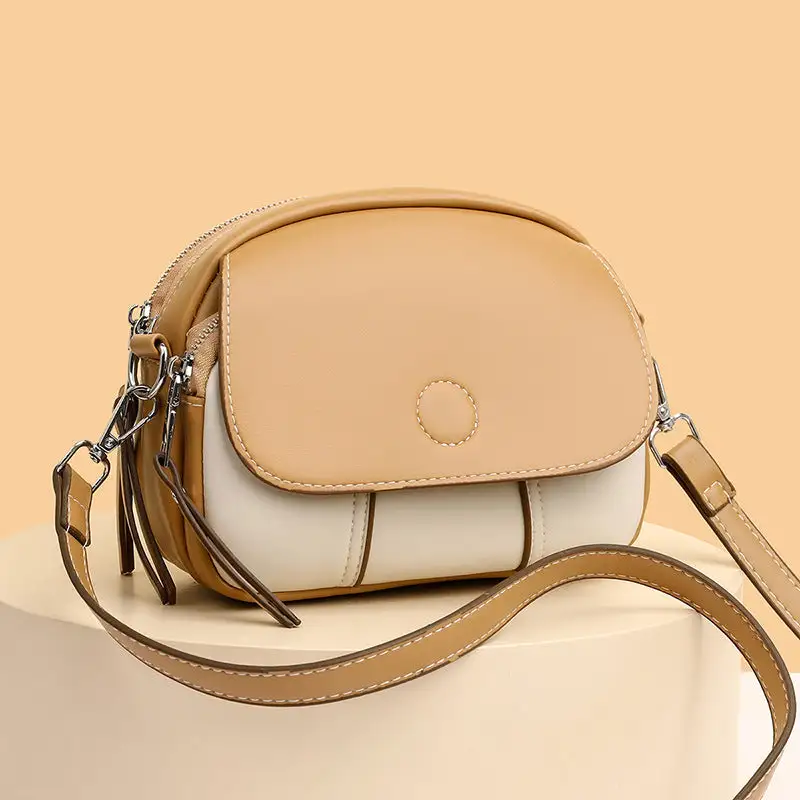 Compact Round Crossbody Bag