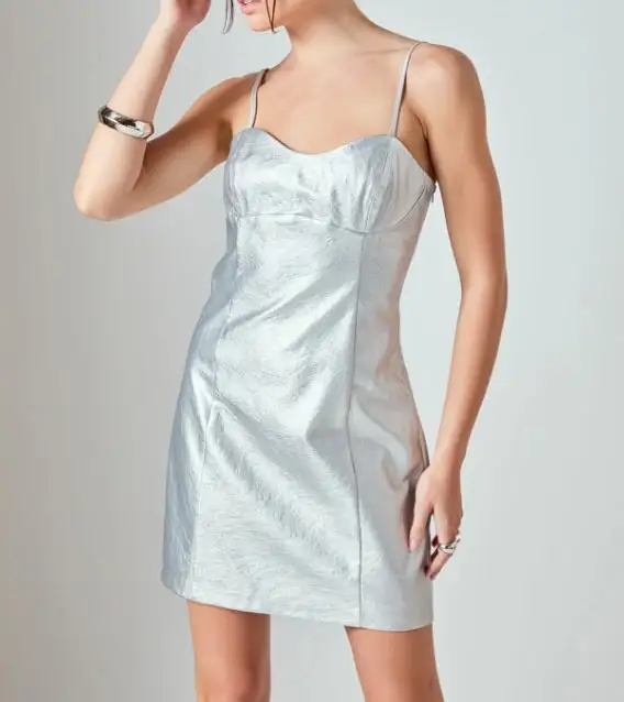 Mini Satin Dress