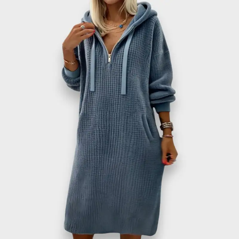 Everyday Knit Detail Relaxed Casual Dress