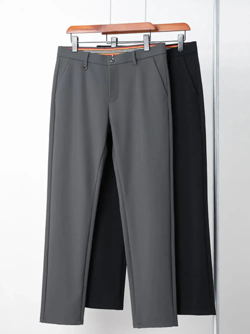 Slim Fit Pants Pocketed