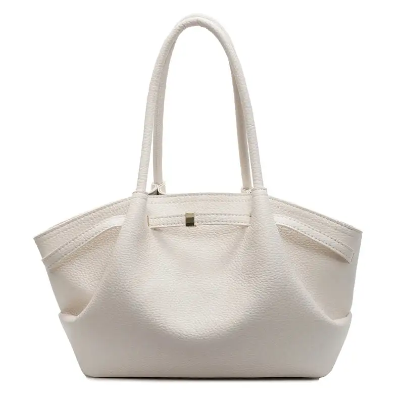 Elegant Carry: Genuine Leather Large-Capacity Tote Bag