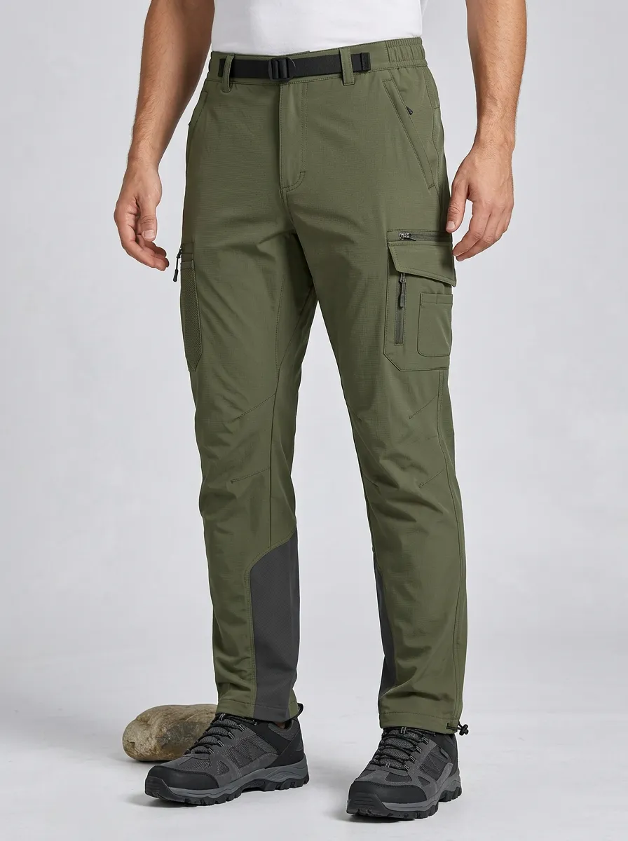 Men's Printed Mountain Print Trail Cargo Pants