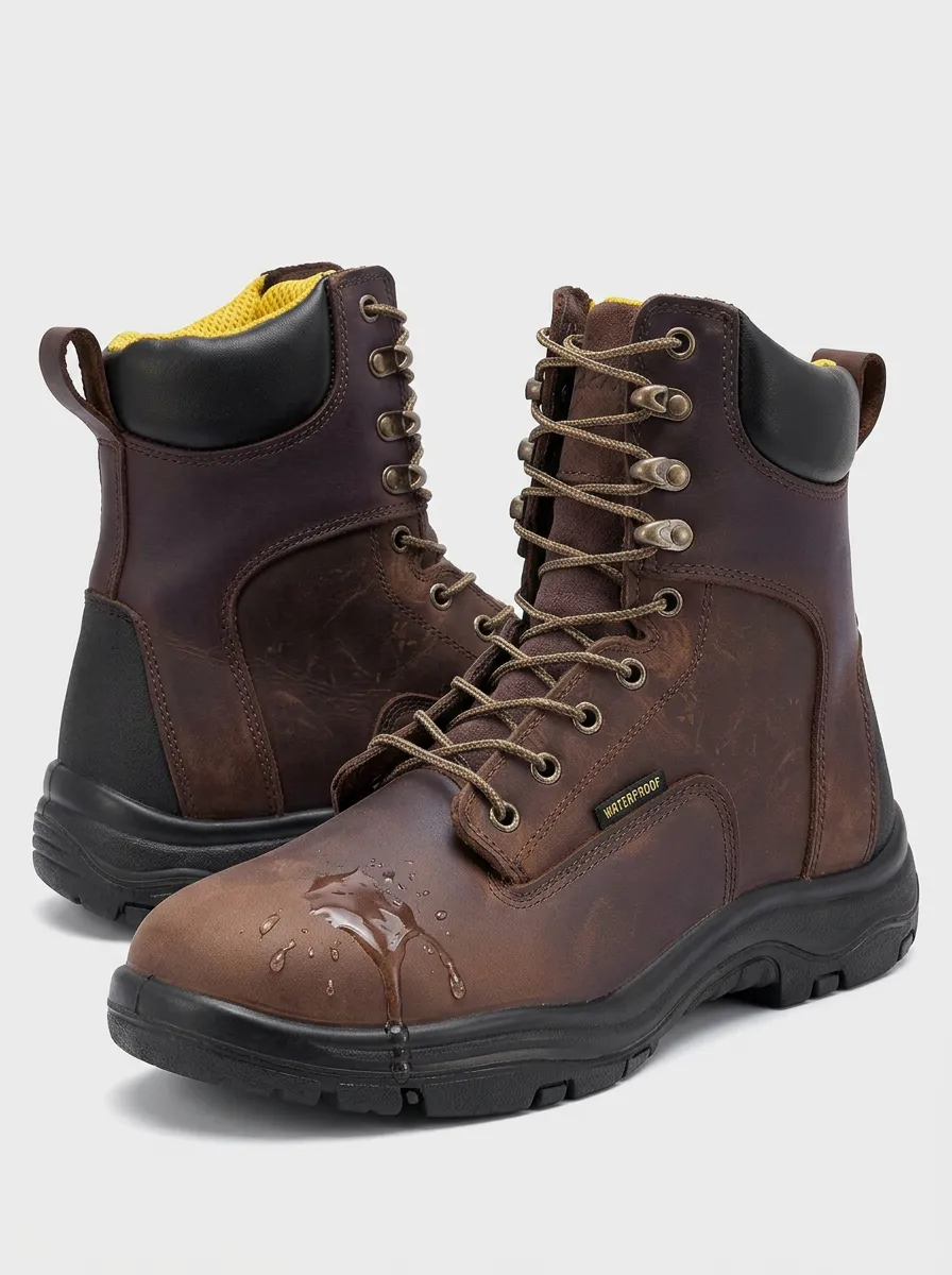 Field-Ready Outdoor Men's Waterproof Work Boots