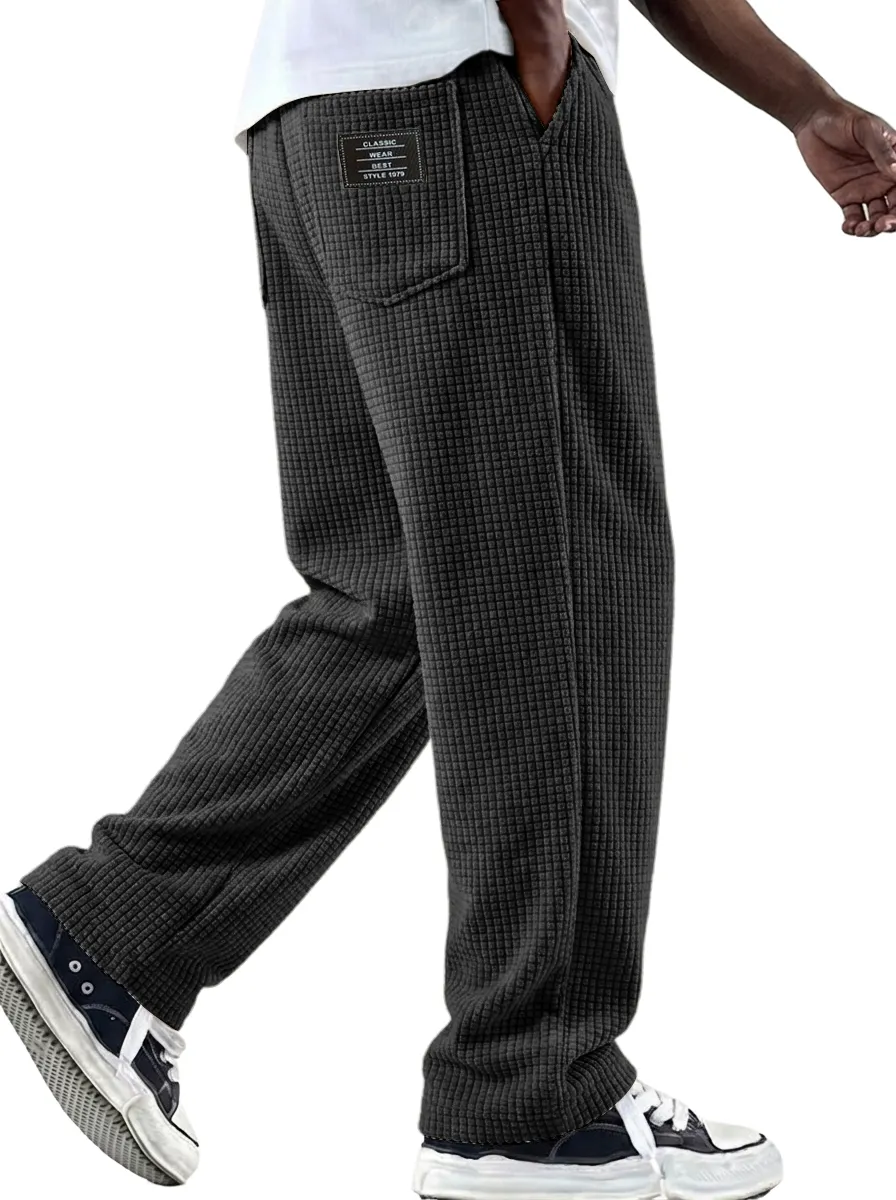 Corduroy Textured Casual Pants