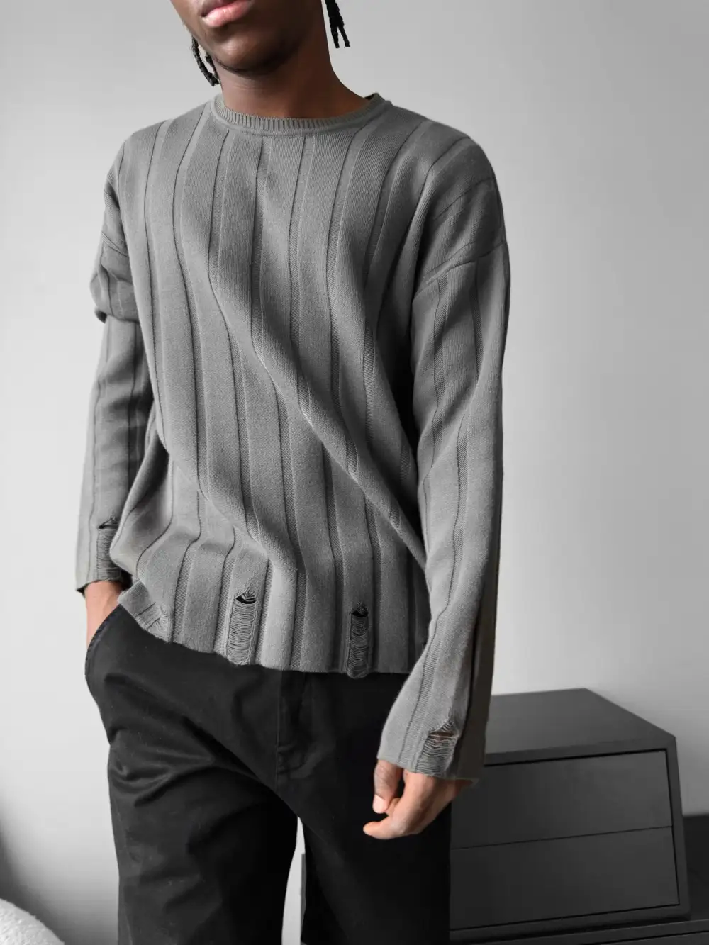 Contour Knit Sweater
