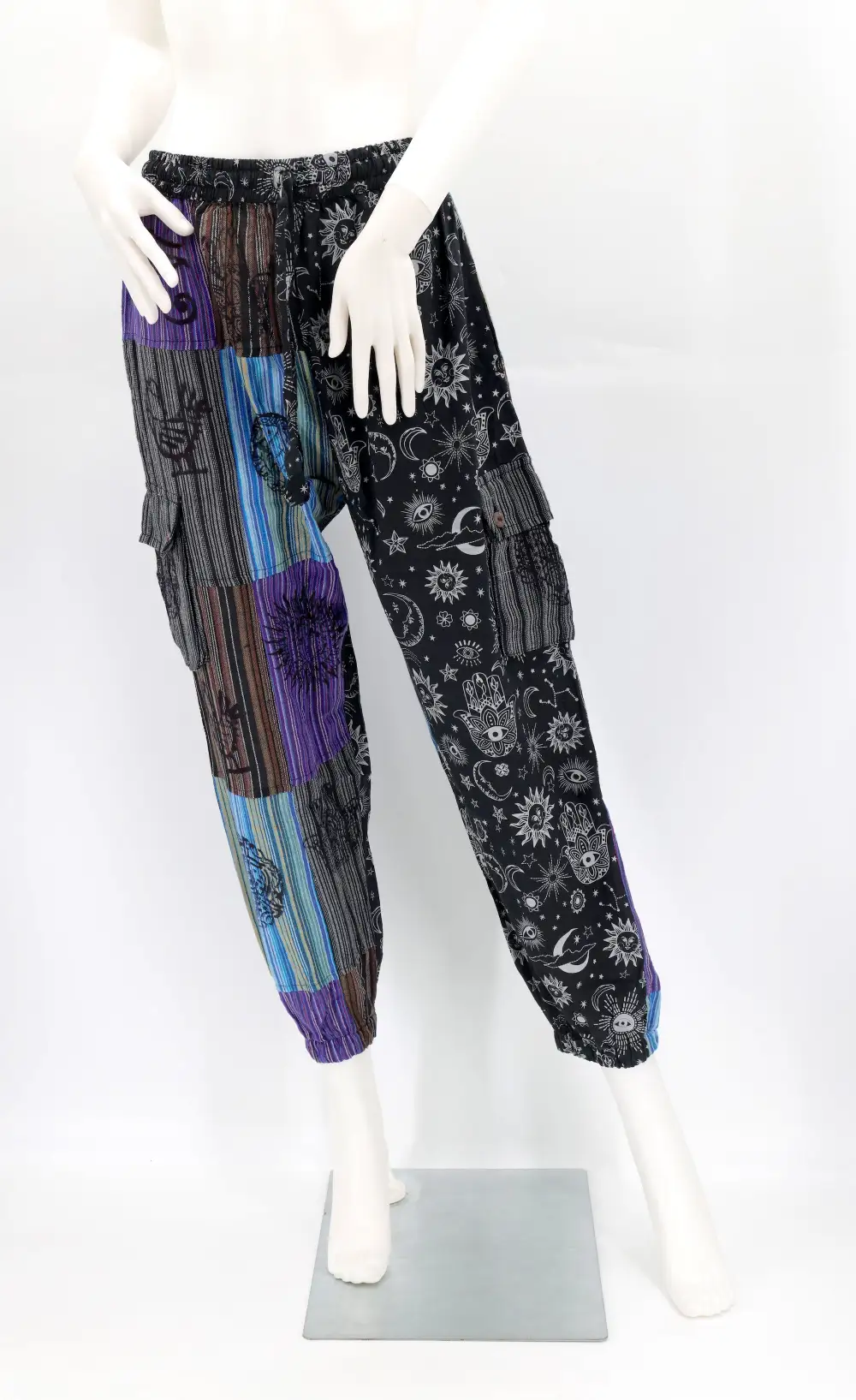 Women's Modern Harem Patchwork Festival Pants