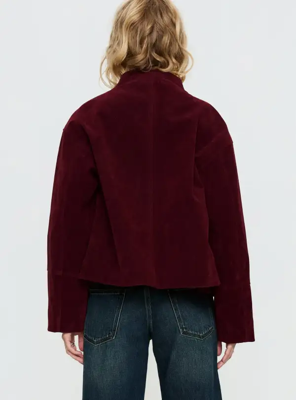 Women’s Everyday Faux Suede Zip Jacket