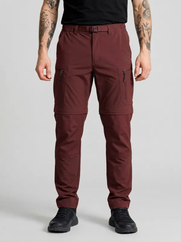 Men's Outback Field Multi-Pocket Waterproof Zip-Off Tactical Cargo Pants