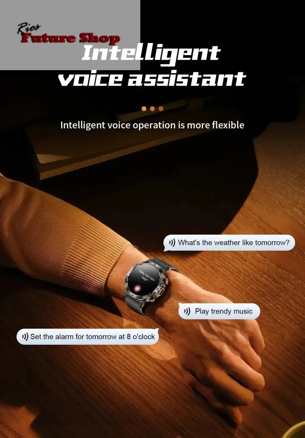 2024 New Smart Watch Men Style